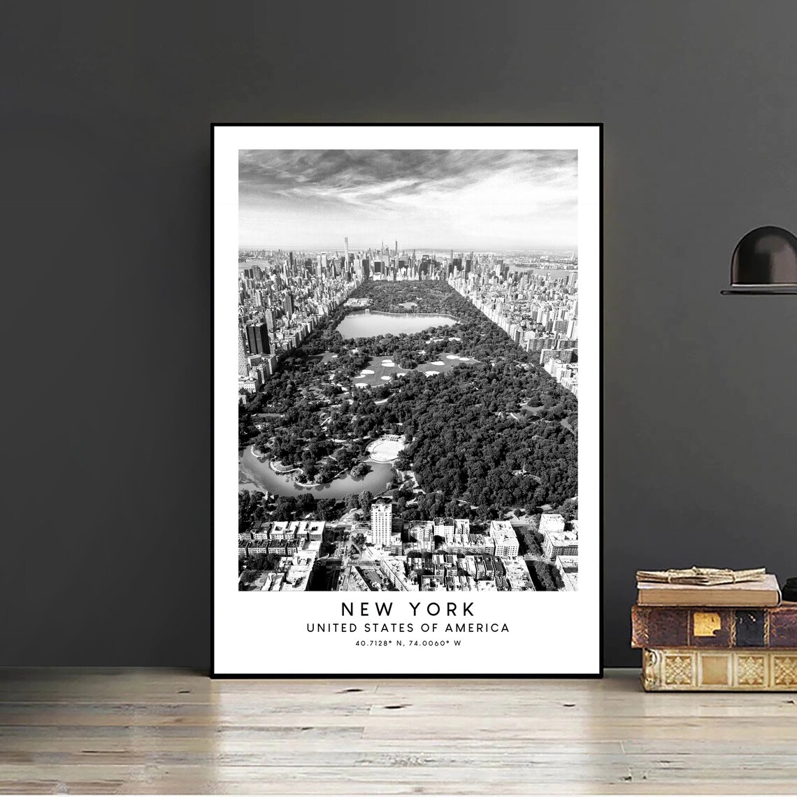New York City Travel Print, Minimalist Black And White - Image 2