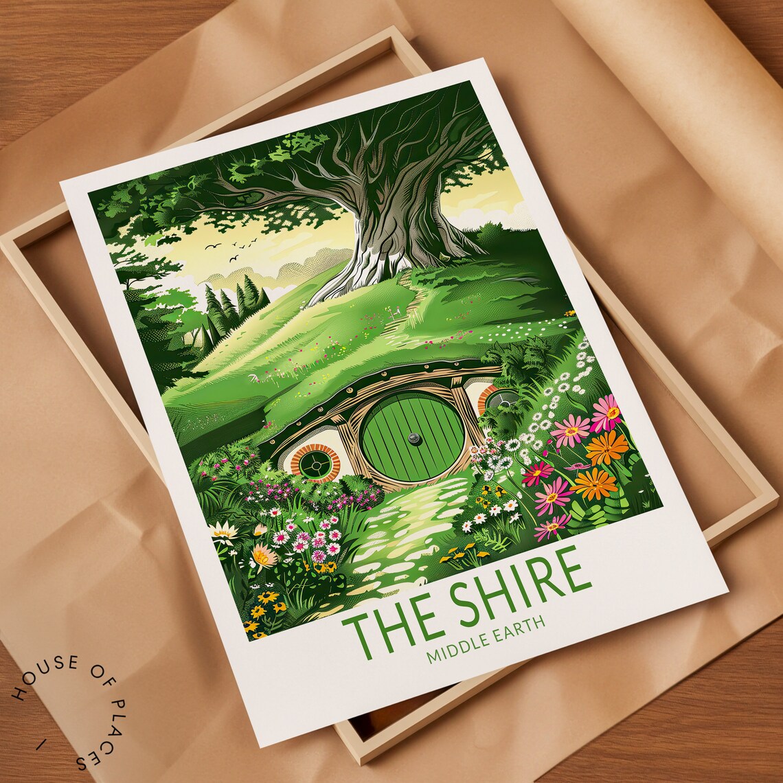 The Shire Travel Poster, Middle Earth New Zealand - Image 2