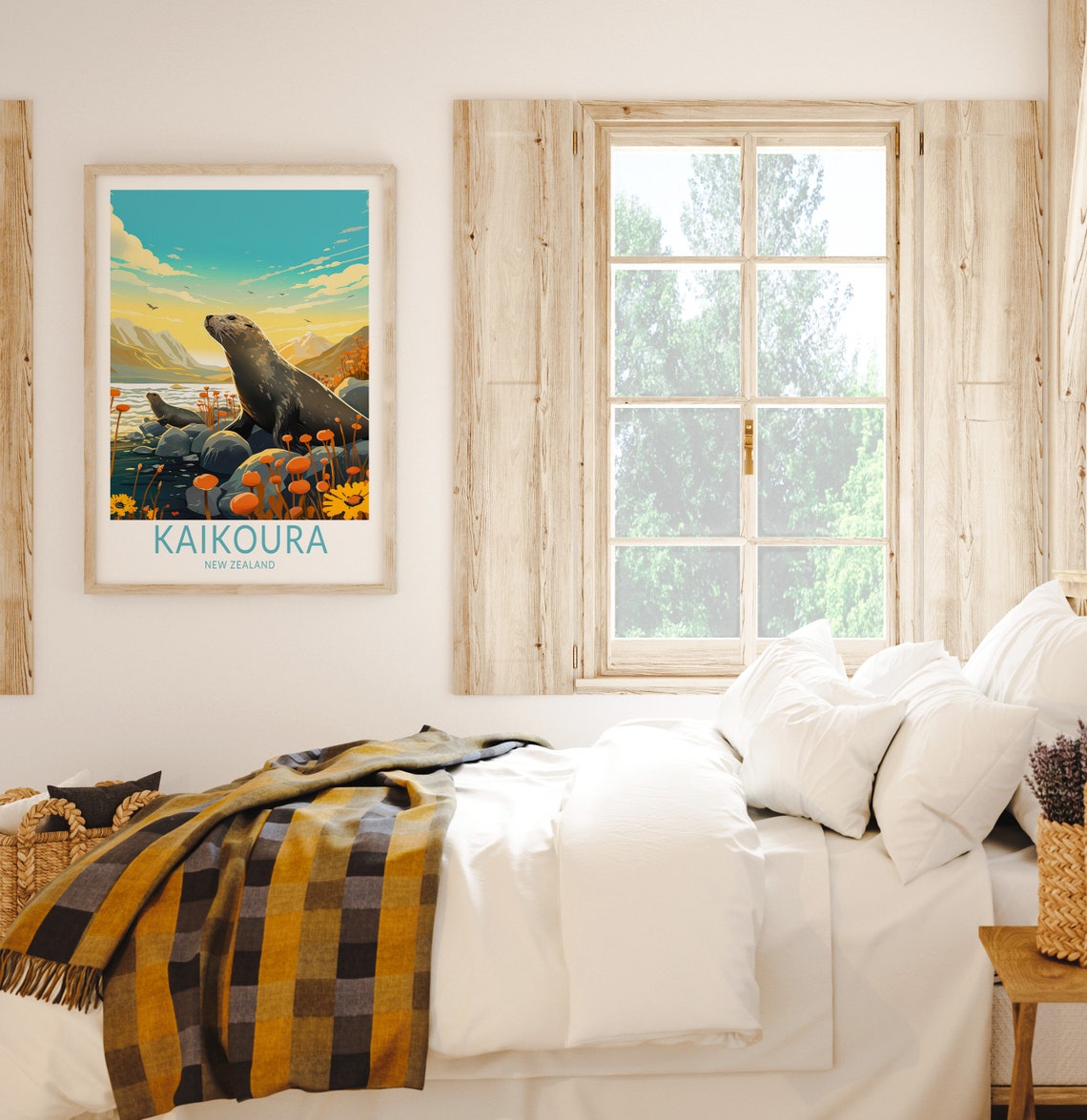 Kaikoura New Zealand Print Wall Art Kaikoura New Zealand Poster New Zealand Wall Art New Zealand Travel Print Kaikoura Travel Gift - Image 2