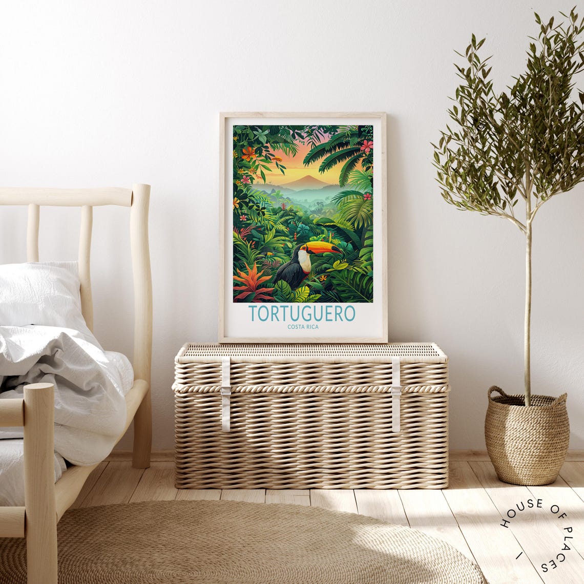 Tortuguero Travel Poster Costa Rica Travel Poster Tortuguero Costa Rica City Wall Art Birthday Present Personalised Gifts - Image 4