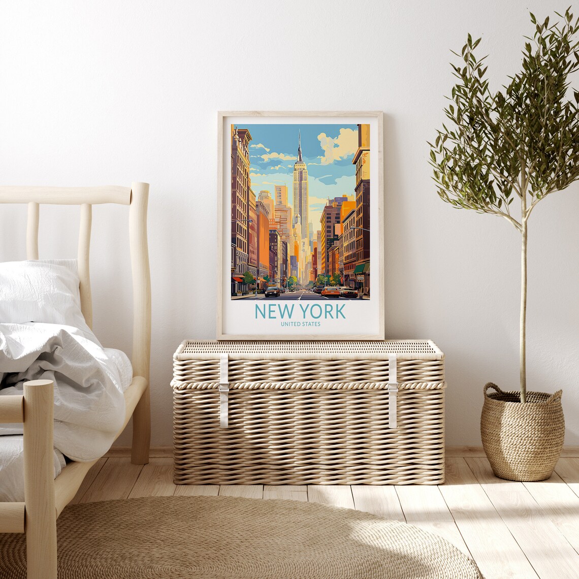 New York Travel Poster, NYC Travel Art Print - Image 3