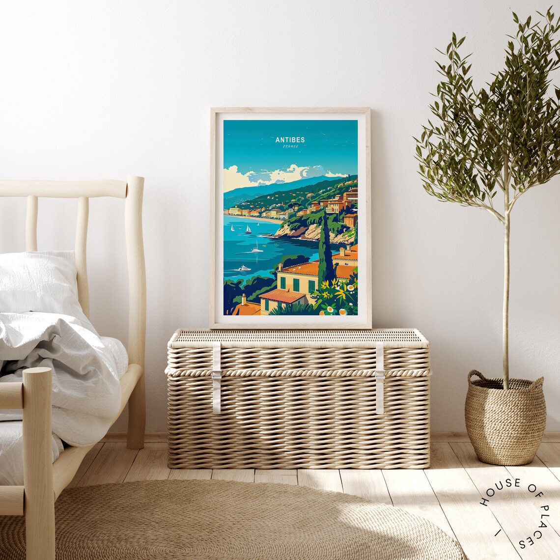 Antibes Travel Poster, France Travel Wall Art - Image 3