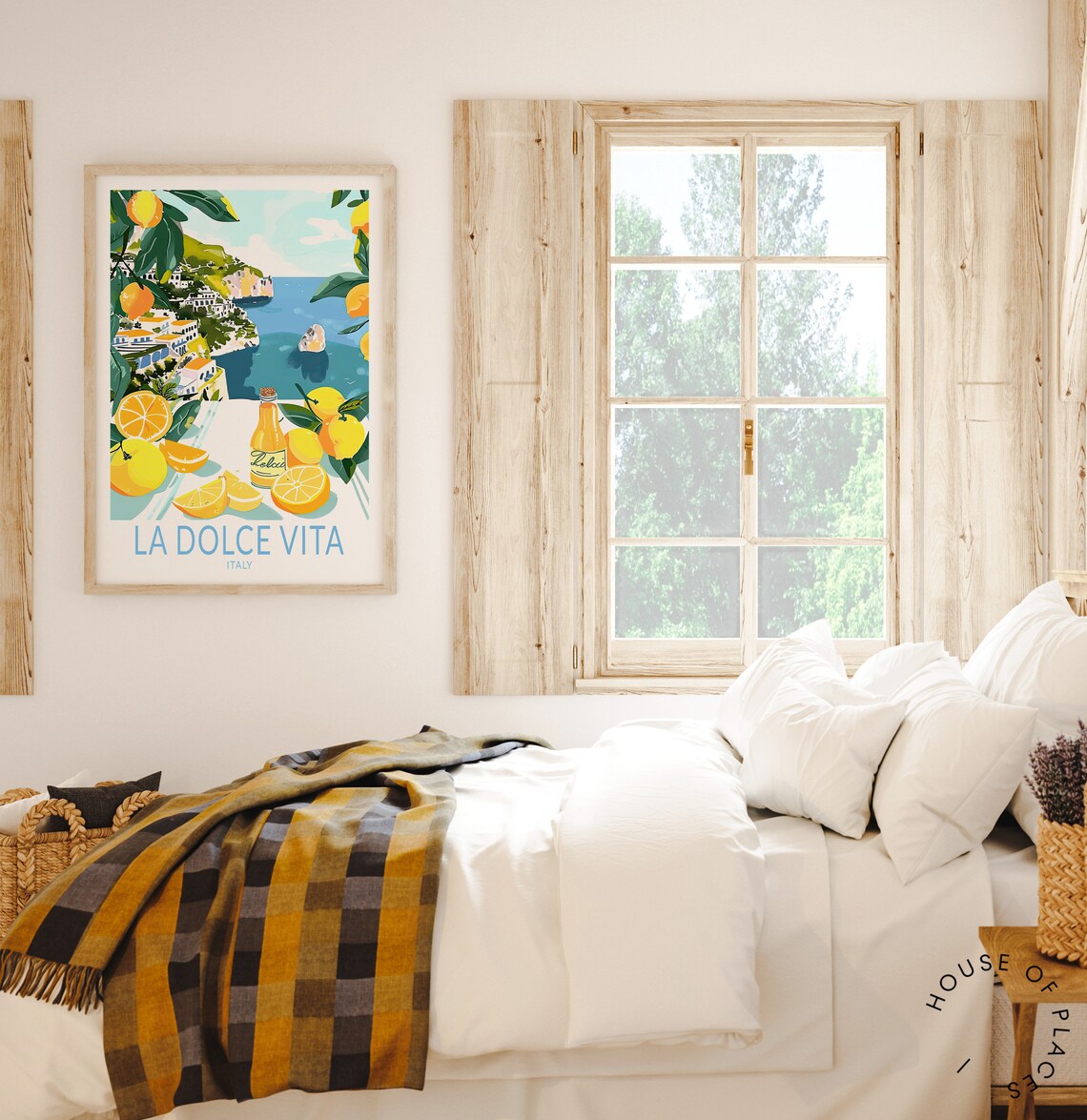 La Dolce Vita Lemons Travel Poster, Italy Decor - Image 3