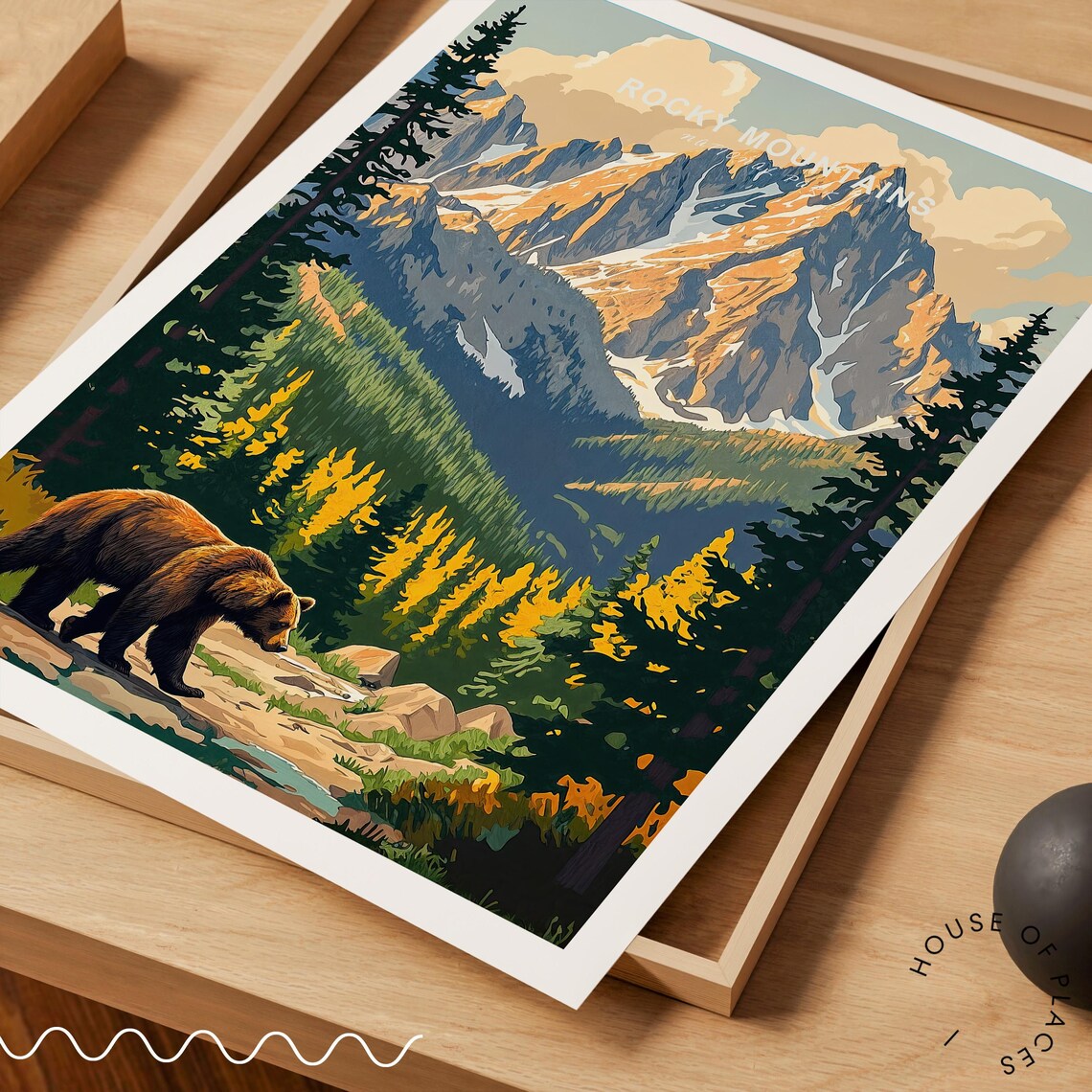 Rocky Mountains National Park Travel Poster - Image 3