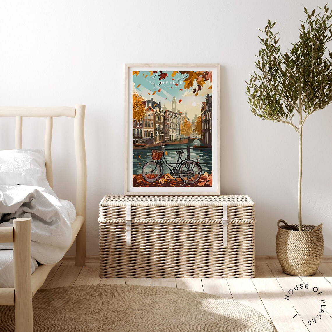 The Hague Netherlands Travel Poster, City Print - Image 4