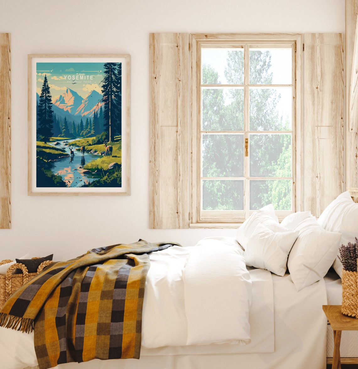 Yosemite Travel Poster California Yosemite Poster Print Yosemite National Park Wall Art Yosemite California Travel Poster Gifts - Image 2