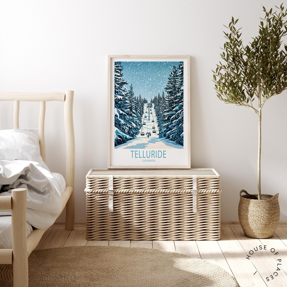 Telluride Travel Poster, Colorado Art Print - Image 2