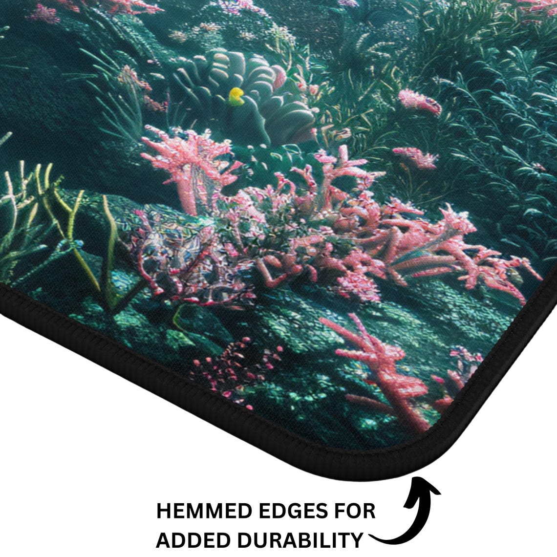Underwater Coral Reef Pink Corals Sun Rays Ocean Sea Life Poster - Image 3
