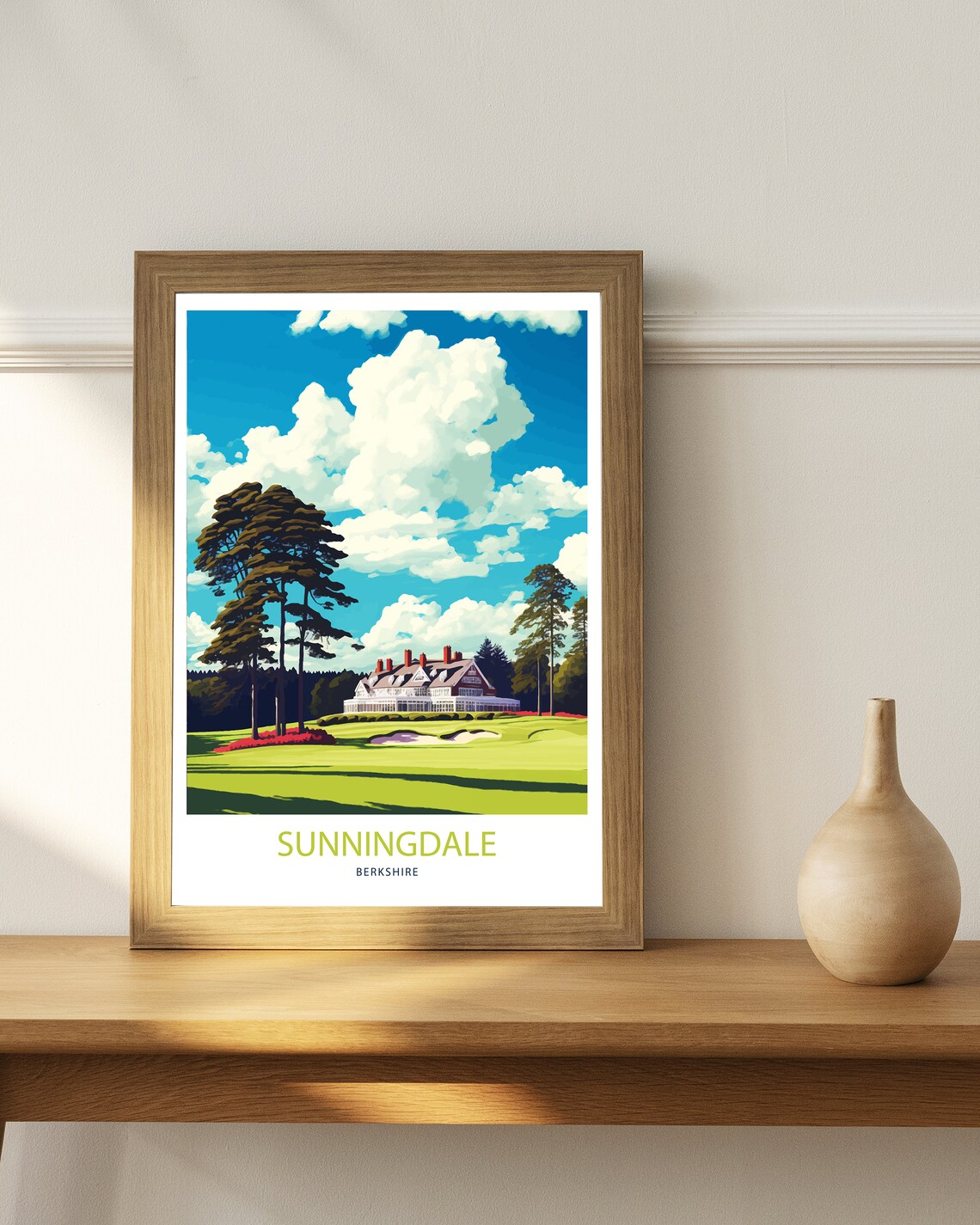 Sunningdale Berkshire Golf Course Art Print - Image 3