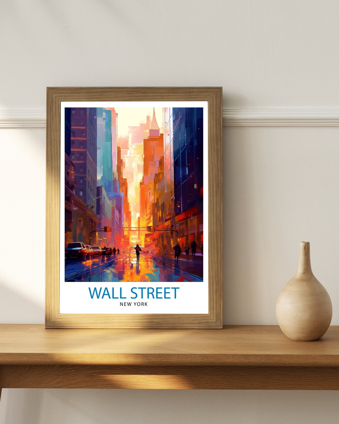 Wall Street New York City Print Financial District Wall Decor Wall Street Poster Nyc Travel Prints New York City Art Print Wall Street - Image 3