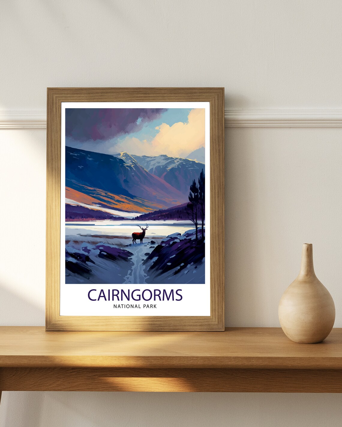 Cairngorms National Park Scottish Highlands Poster - Image 2