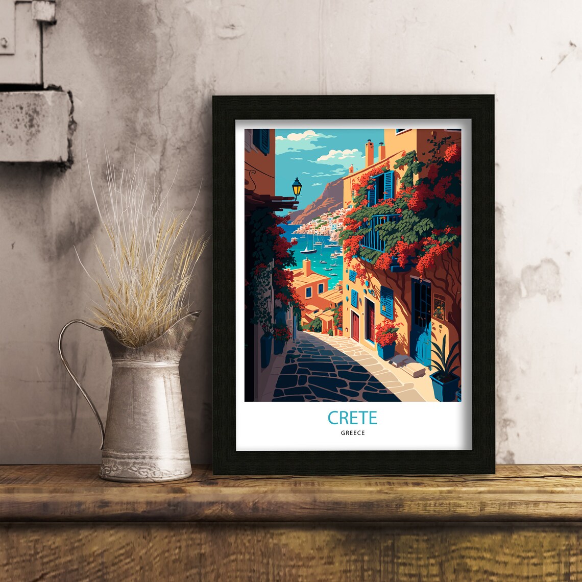 Crete Travel Poster, Greece Island Wall Art - Image 3