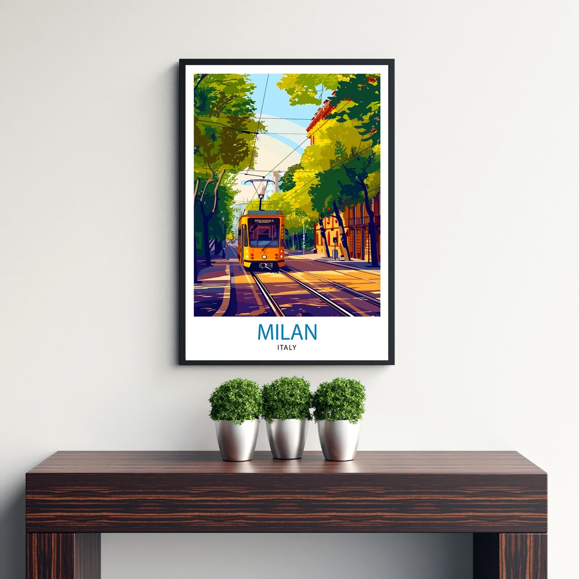 Milan Italy Travel Poster, Milan Wall Decor - Image 3