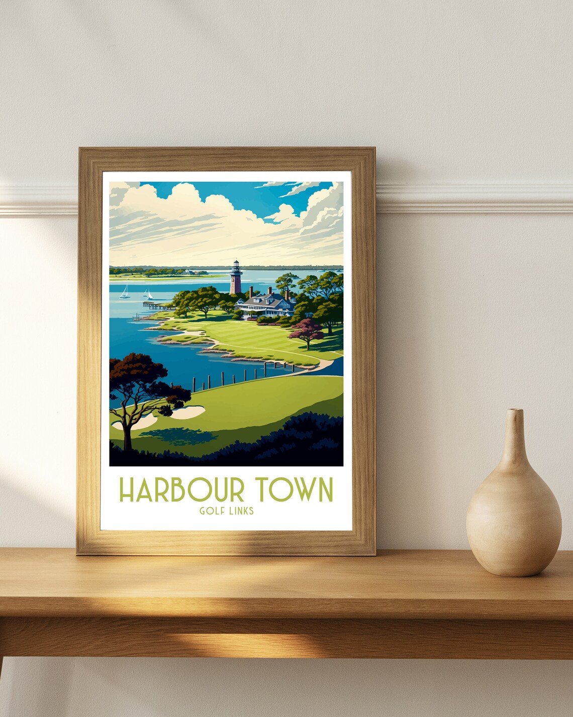 Harbour Town Golf Links Print Golf Art Golf Golf Course Golf Print Harbor Town Harbour Town Golf Golf Poster - Image 2