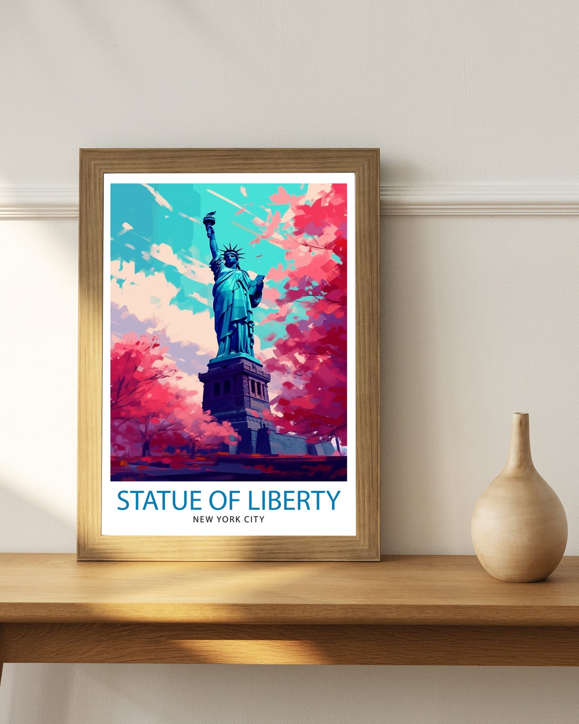 Statue Of Liberty Usa Travel Poster - Image 2