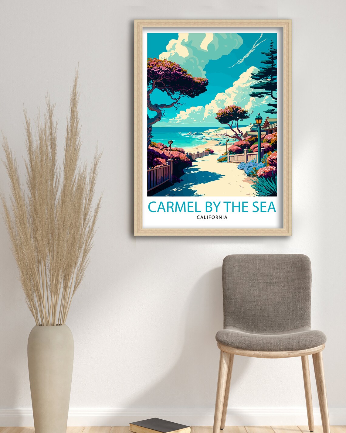 Carmel By The Sea, California Travel Poster - Image 3