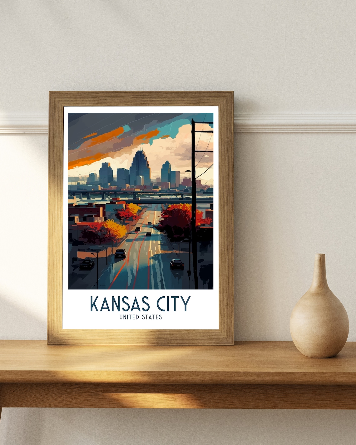 Kansas City Travel Poster, Missouri City Wall Art - Image 2