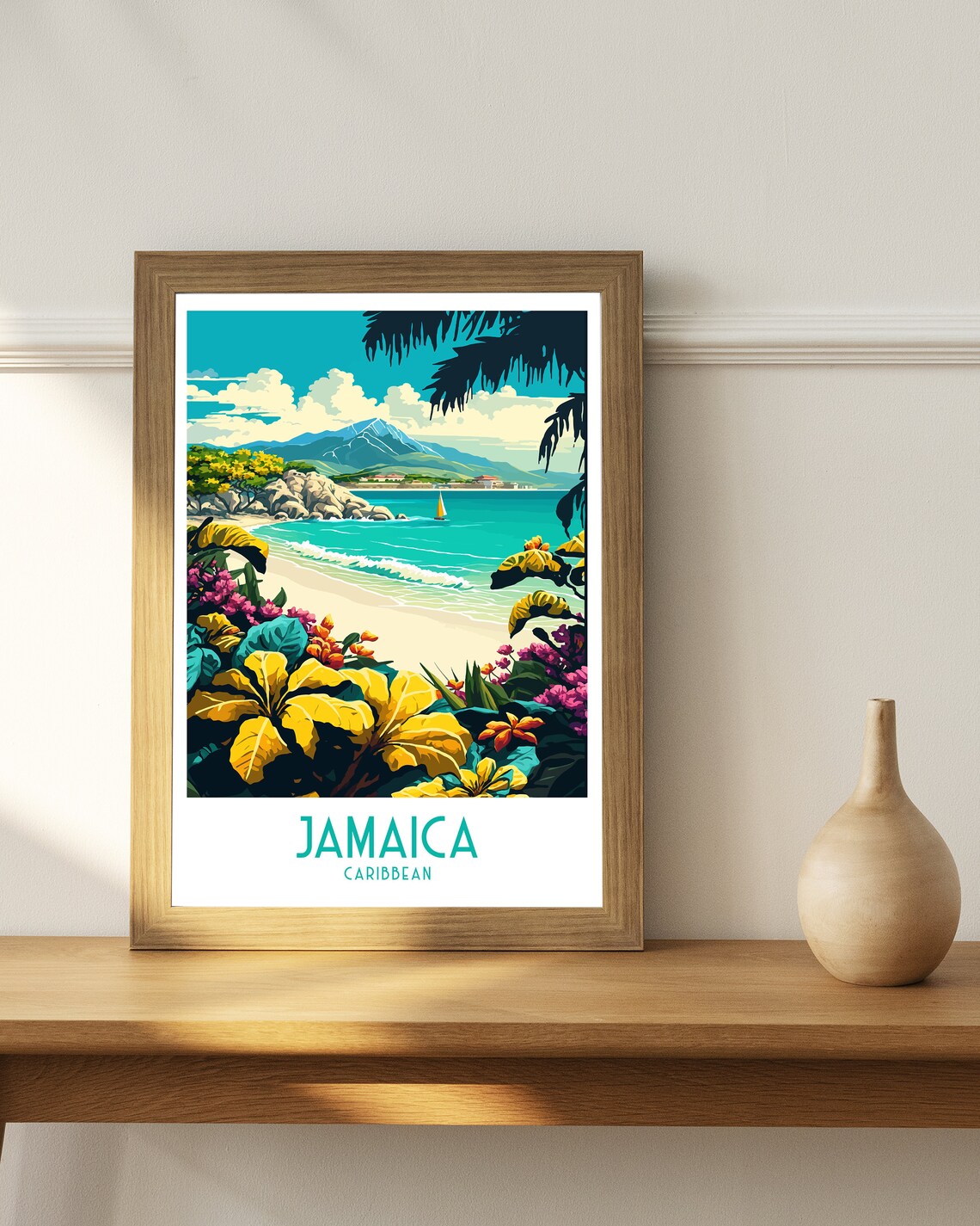 Jamaica Vintage Travel Poster, Wall Art Print - Image 2