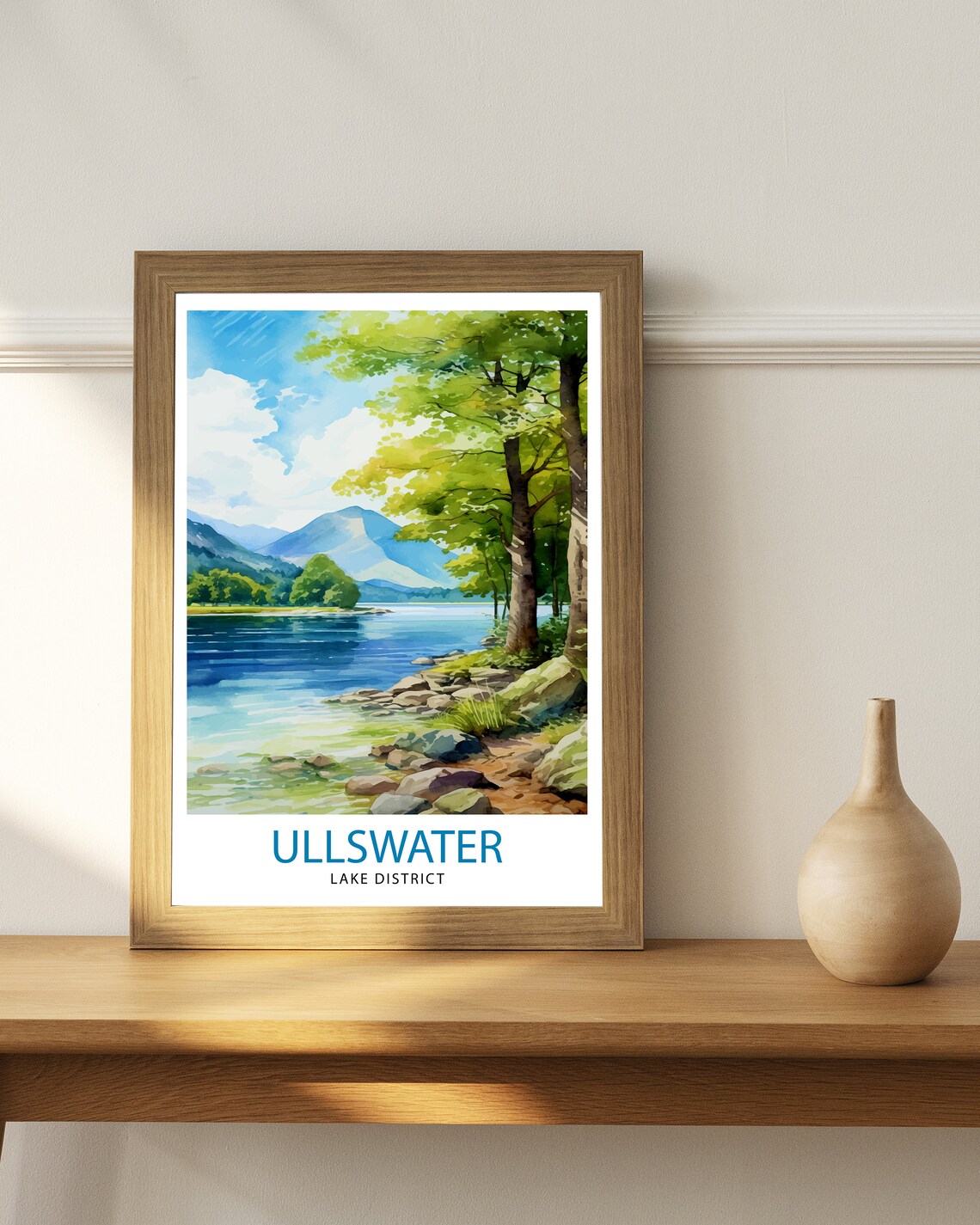 Ullswater Lake District Home Living Decor Poster - Image 2