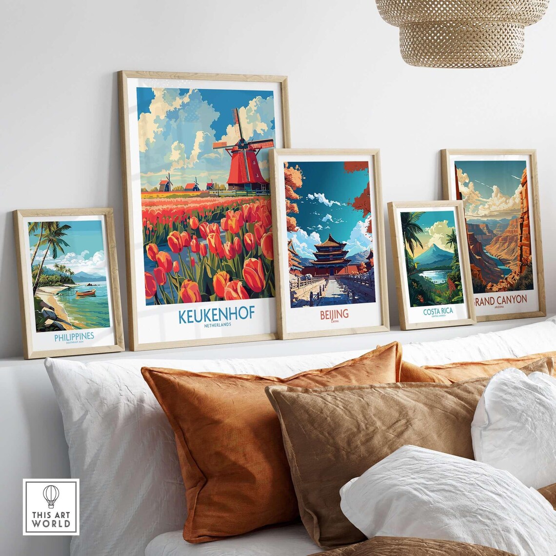 Keukenhof Travel Poster, Tulips Netherlands Gift - Image 3