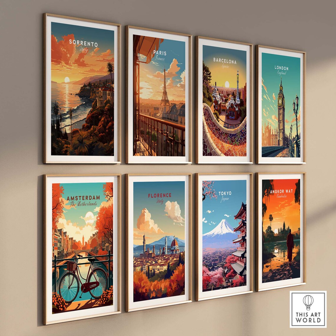 Sorrento Travel Poster, Home Decor Artwork - Image 3