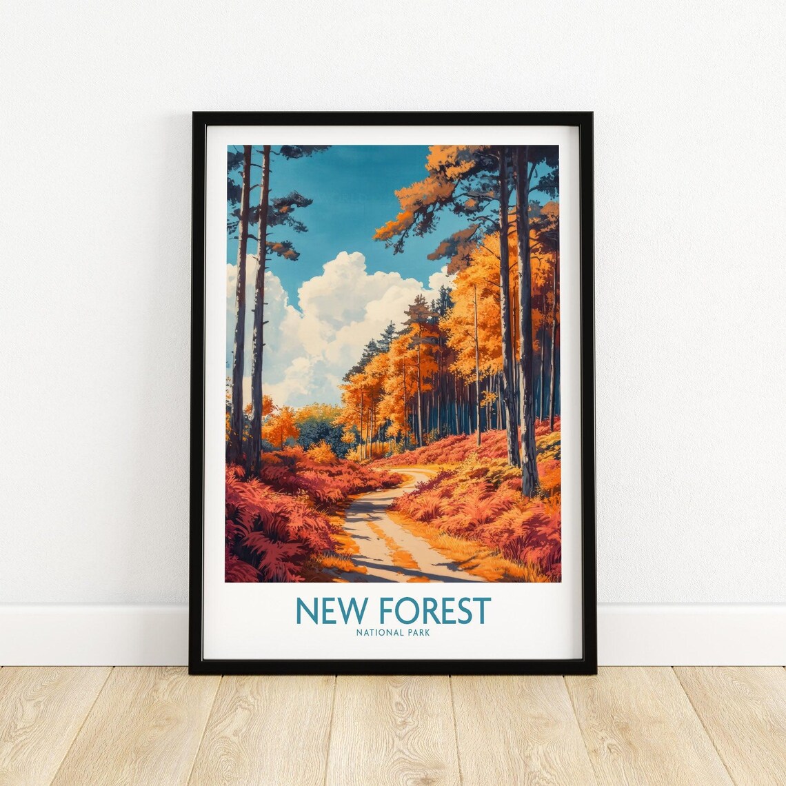 New Forest Travel Poster, England National Park - Image 5