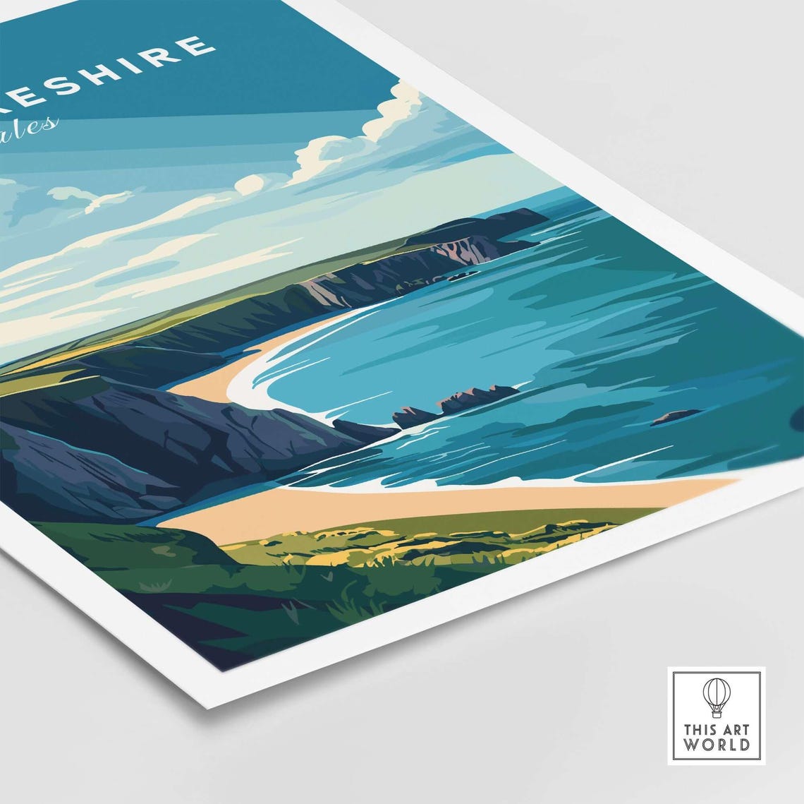 Pembrokeshire, Wales Poster Print, House Decor - Image 5