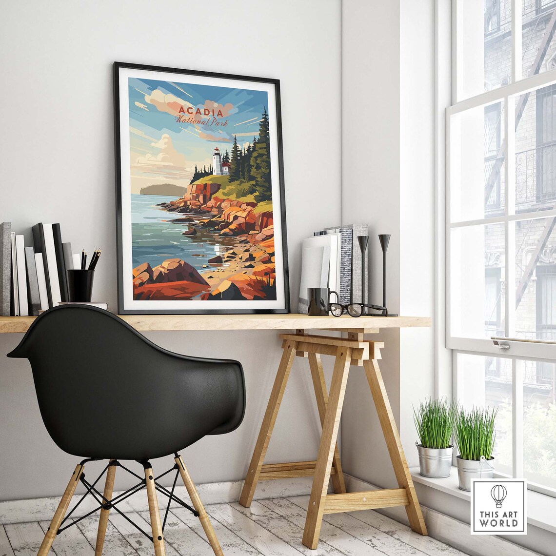 Acadia National Park Travel Print, Home Decor Poster - Image 4