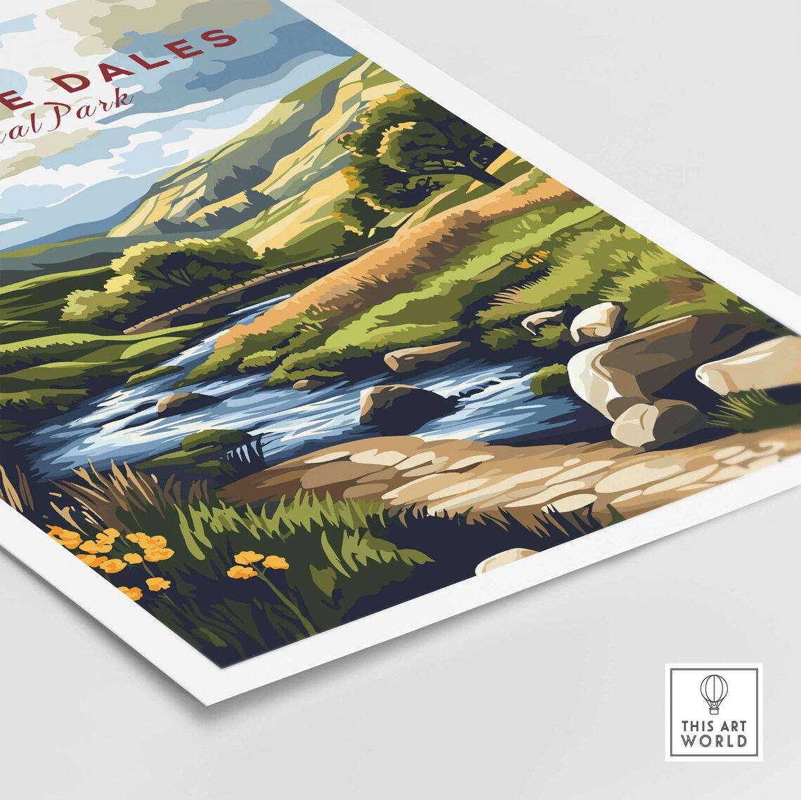 Yorkshire Dales National Park Travel Poster - Image 5