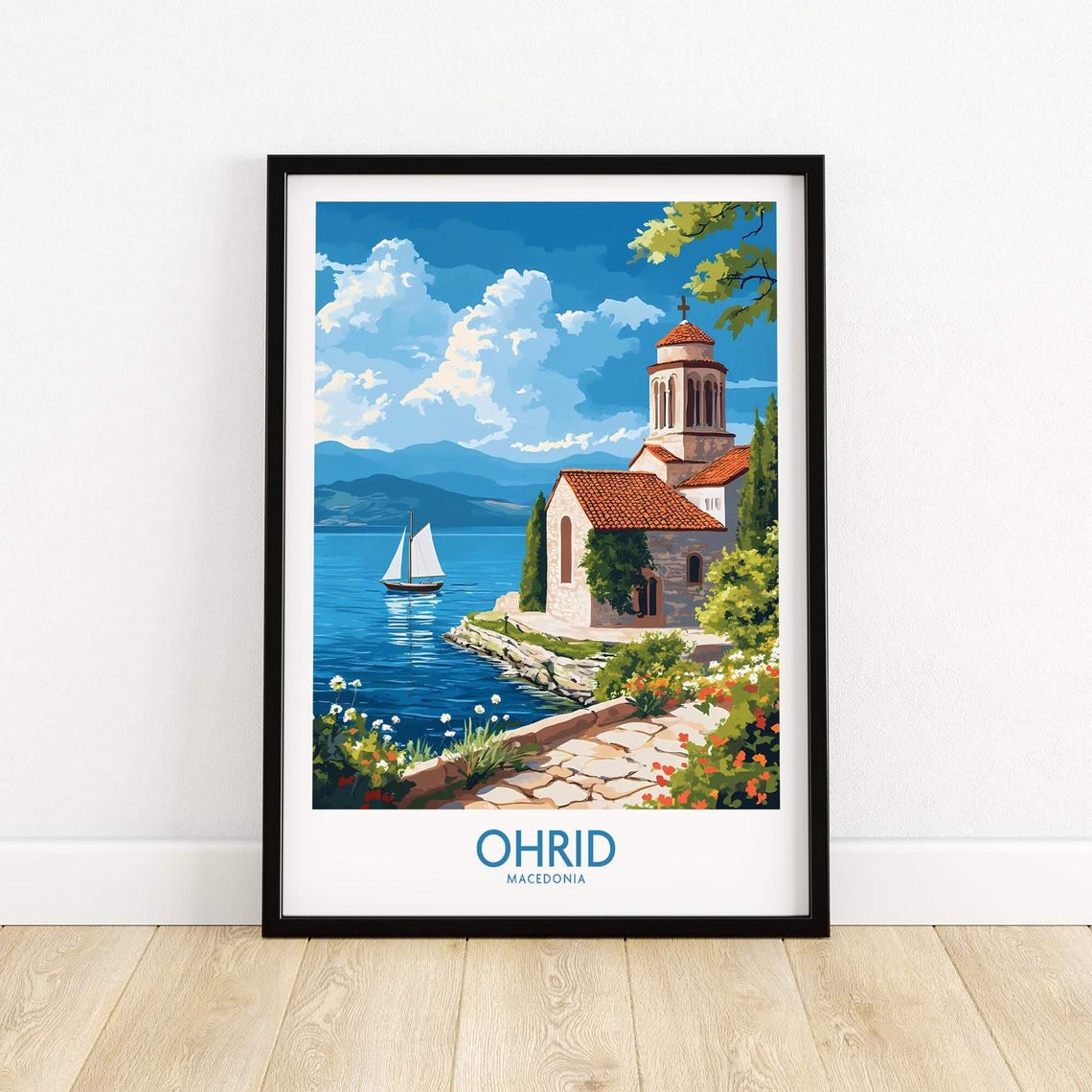 Ohrid, Macedonia Travel Poster - Image 5