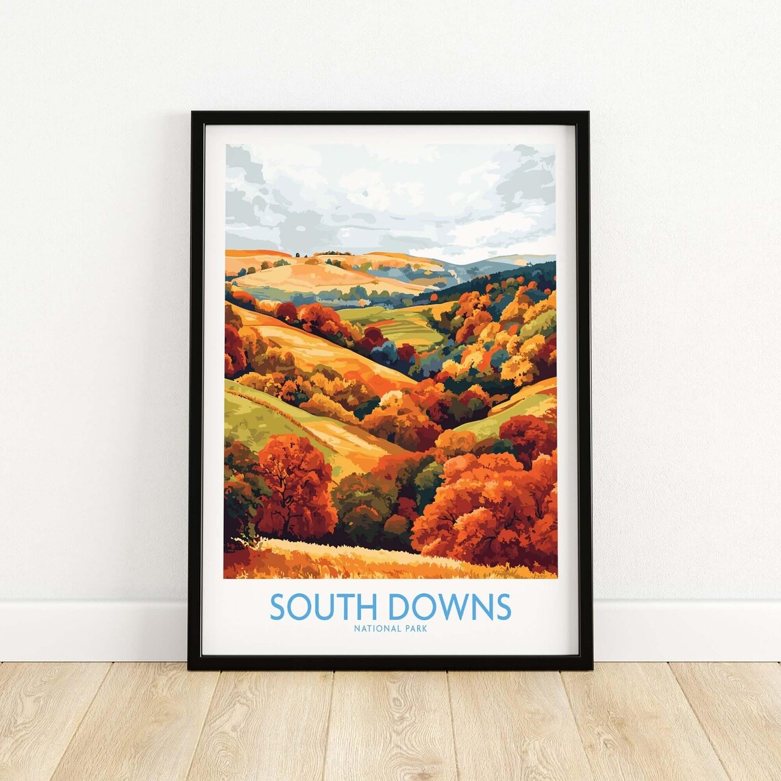 South Downs National Park Travel Poster, England - Image 5