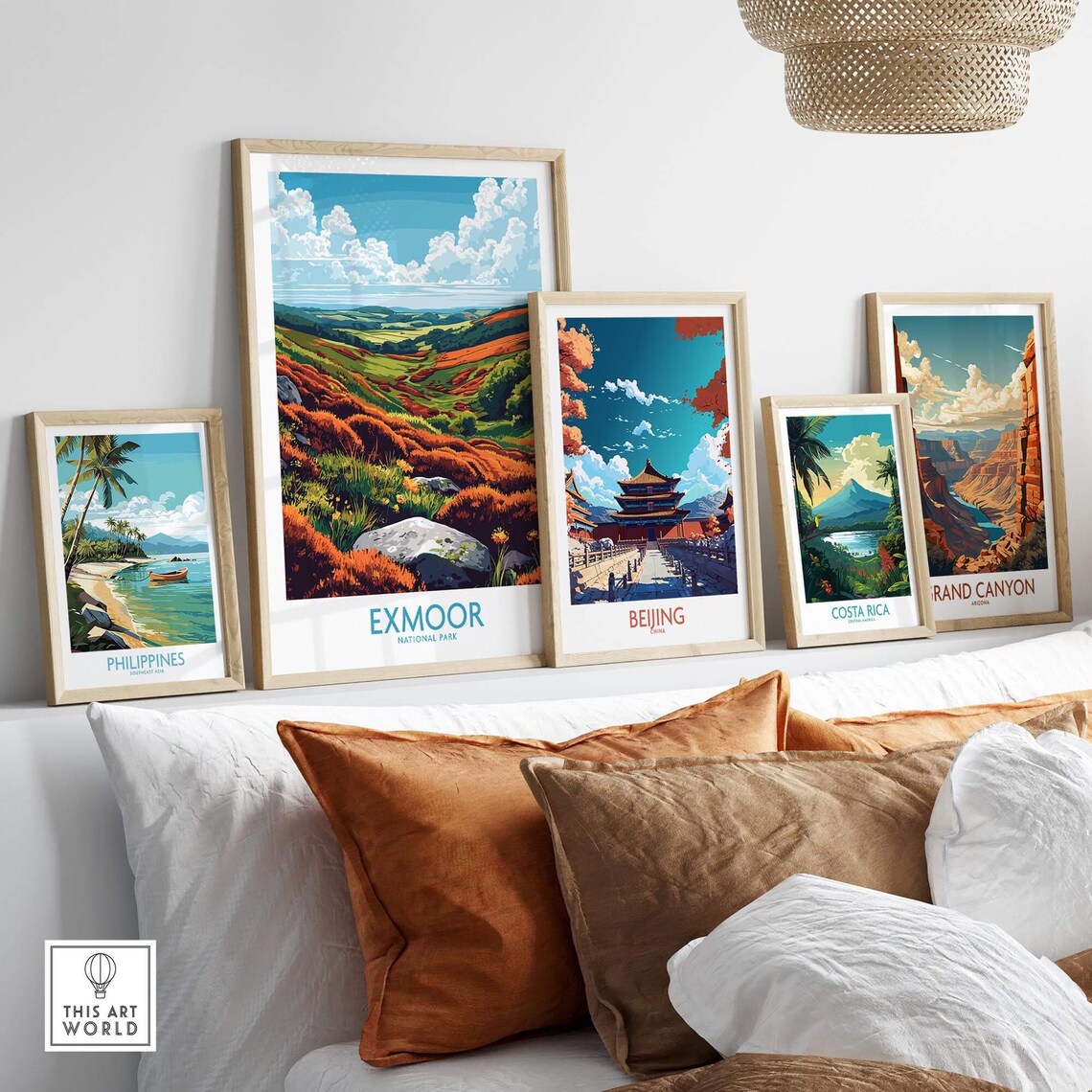 Exmoor Travel Poster, National Park Illustration - Image 3