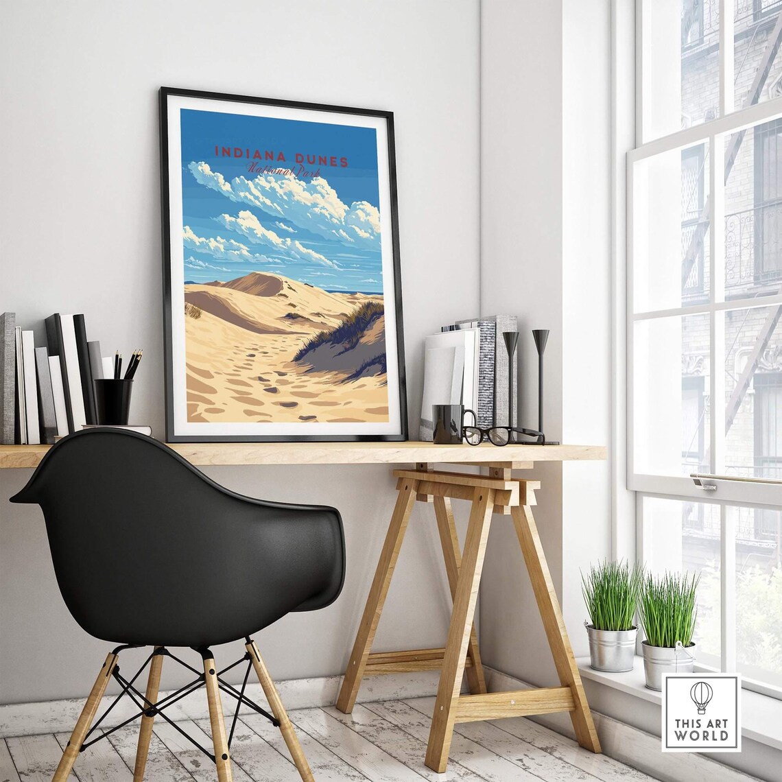 Indiana Dunes National Park Travel Poster - Image 4