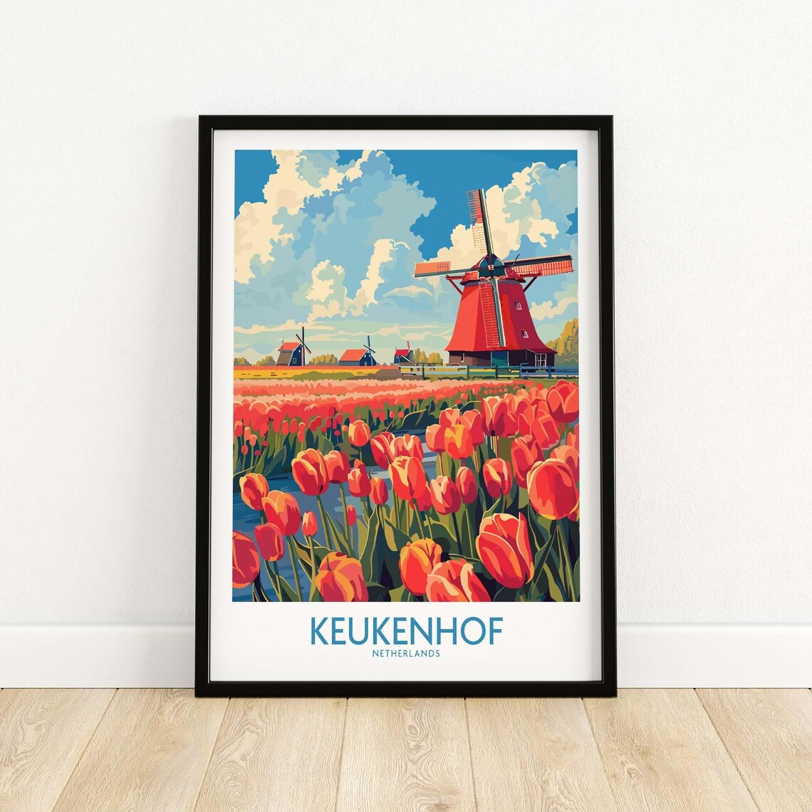 Keukenhof Travel Poster, Tulips Netherlands Gift - Image 5