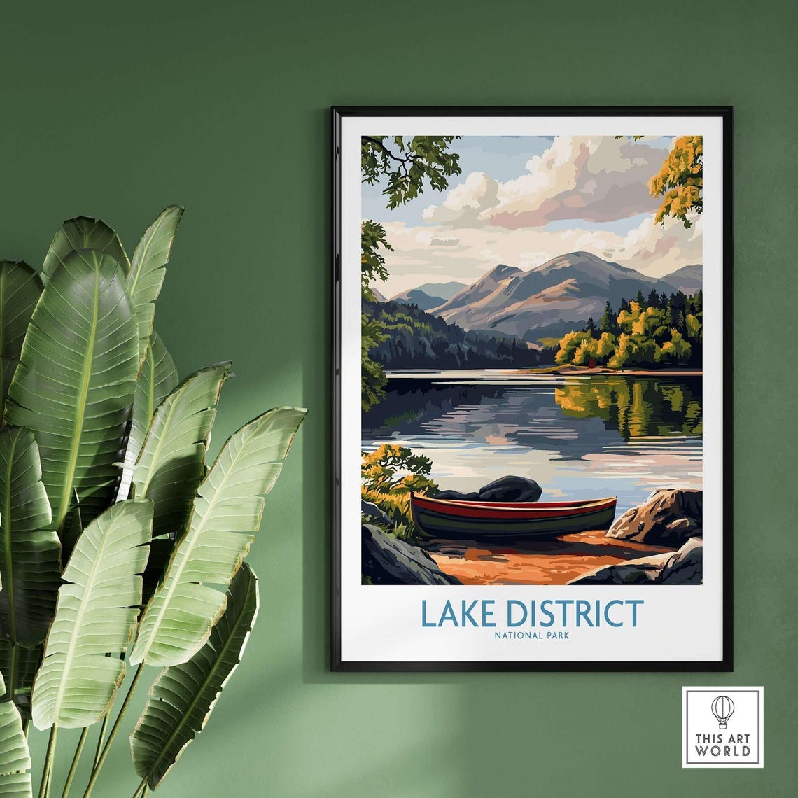 Lake District Art Print, Cumbria England - Image 2