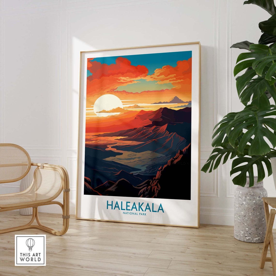 Haleakala National Park Dramatic Sunrise Over Volcanic Crater Poster - Image 3