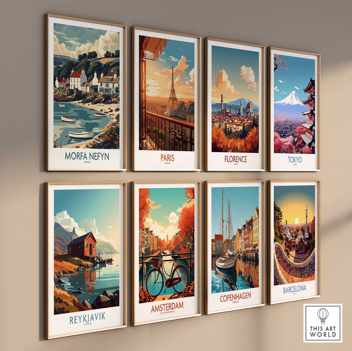 Morfa Nefyn Travel Poster, Wales Art Print - Image 3