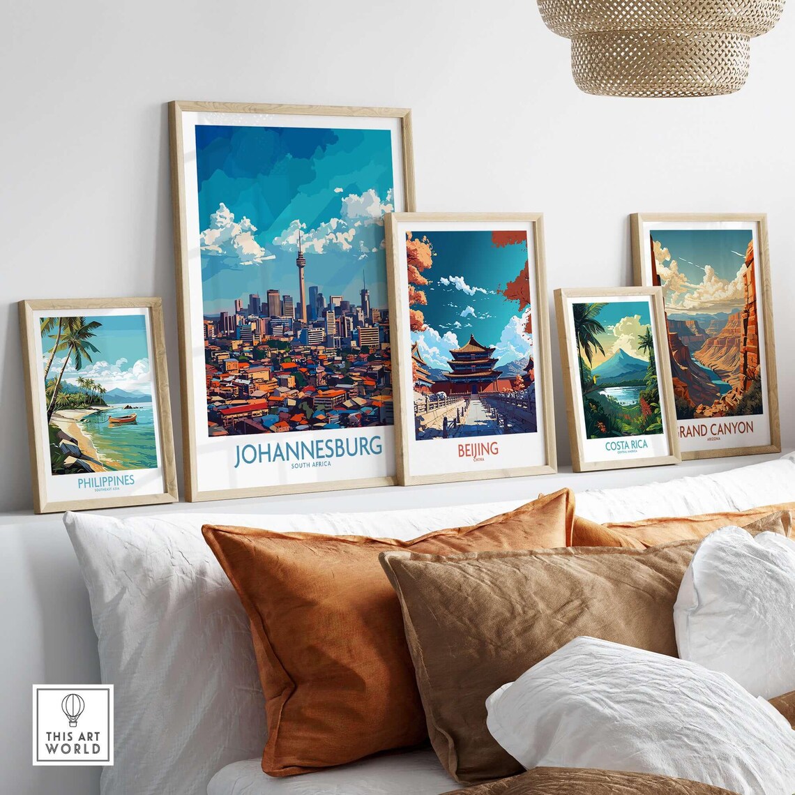 Joburg South Africa Skyline, Cityscape Poster - Image 3
