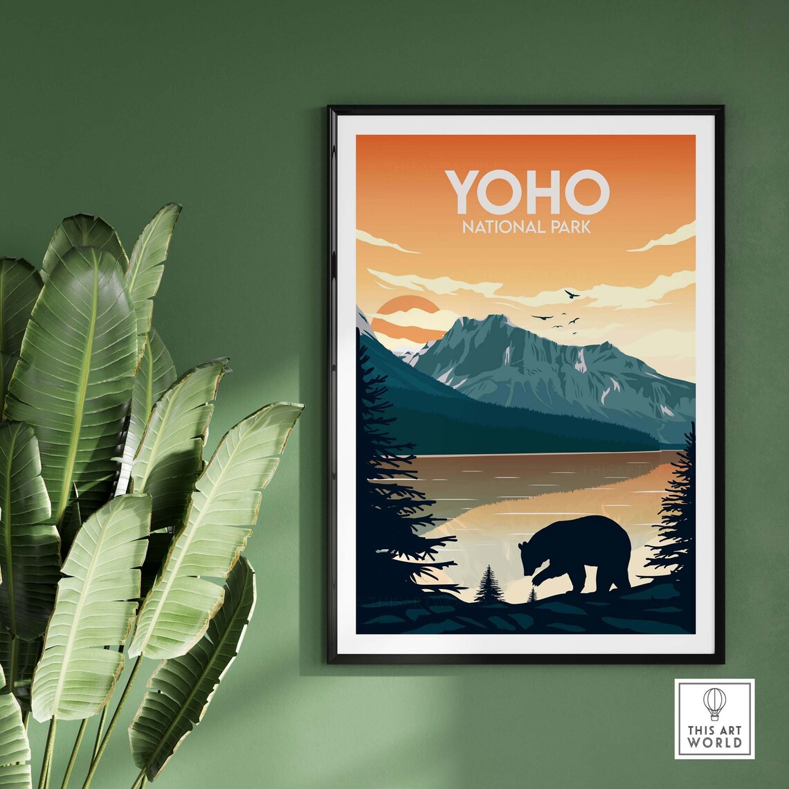 Yoho National Park Canada Travel Poster Art Print - Image 2