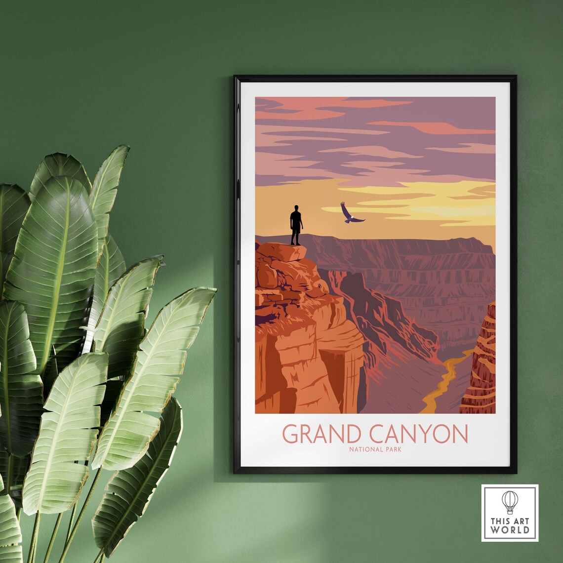 Grand Canyon Poster Print, National Park Travel Poster - Image 2