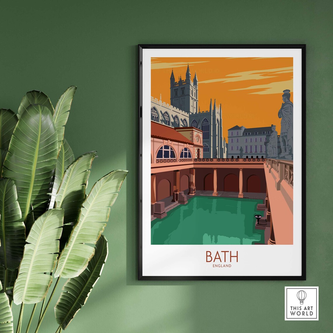 Bath England Travel Poster, Travel Poster Art Print - Image 3