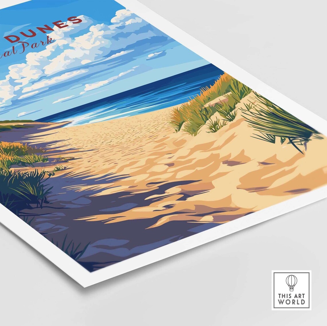 Indiana Dunes Travel Poster, National Park - Image 5