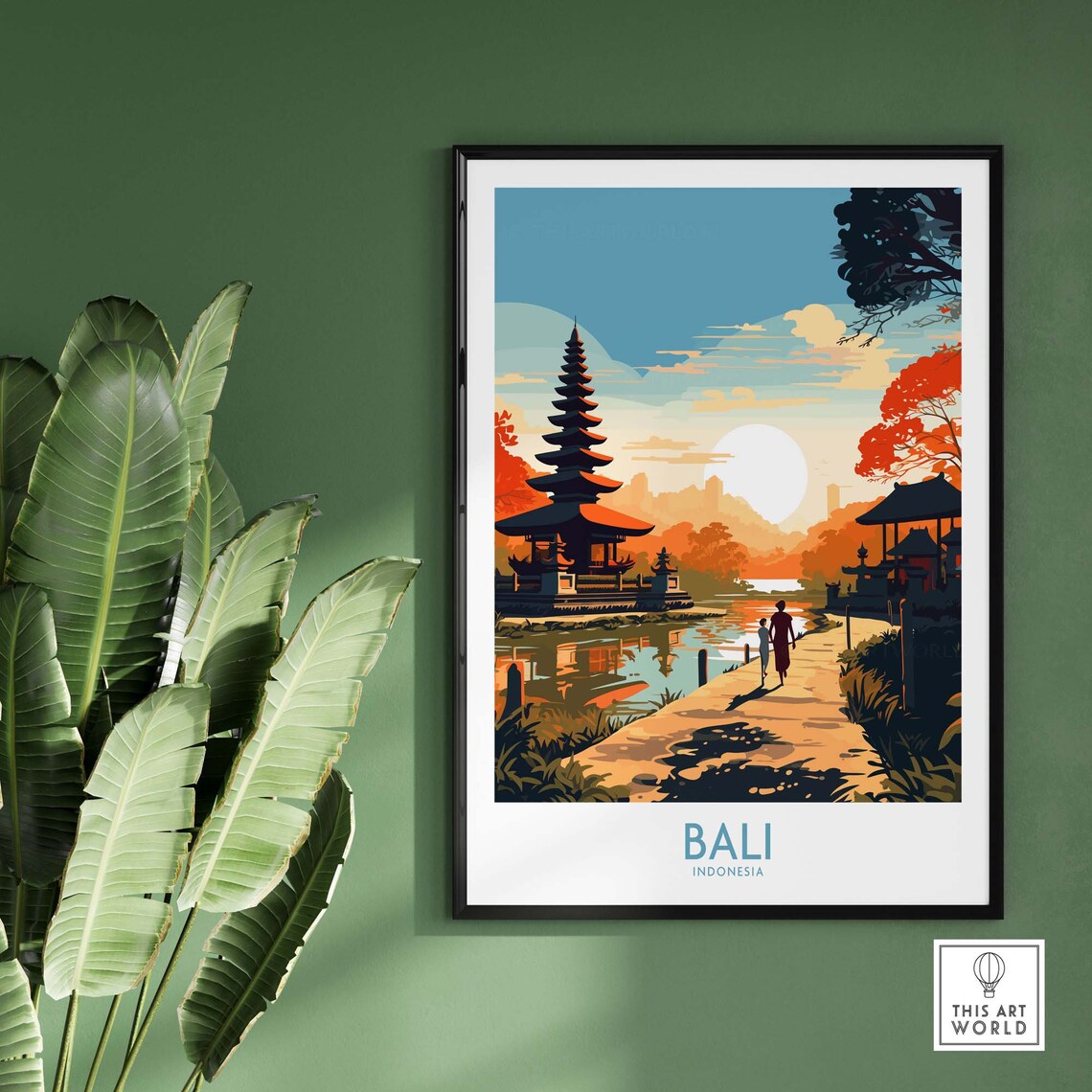 Bali Travel Poster, Home Decor Art Print - Image 2