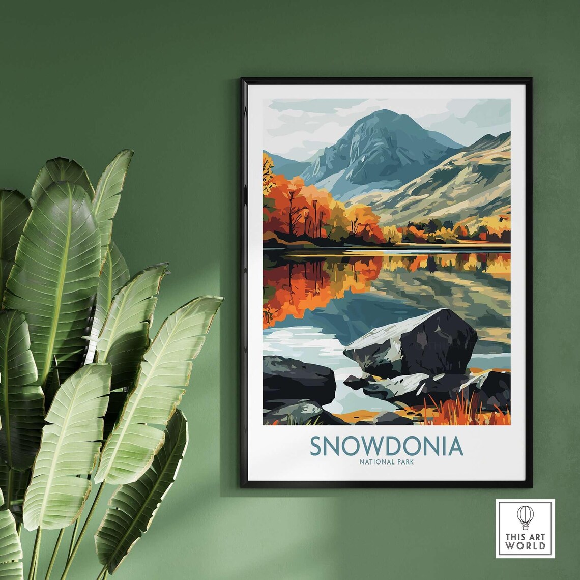 Snowdonia National Park - Vintage Travel Poster - Image 2