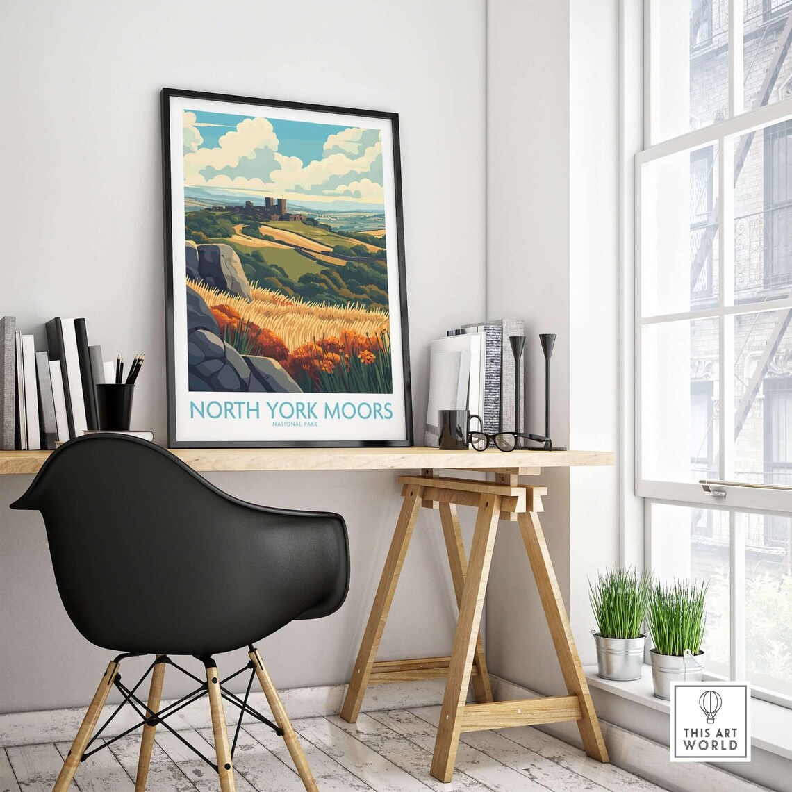 North York Moors National Park Art Print - Image 4