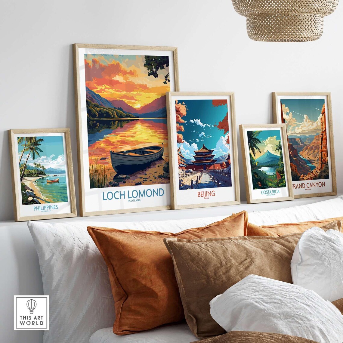 Loch Lomond Scottish Highlands Poster Print, Scotland - Image 4