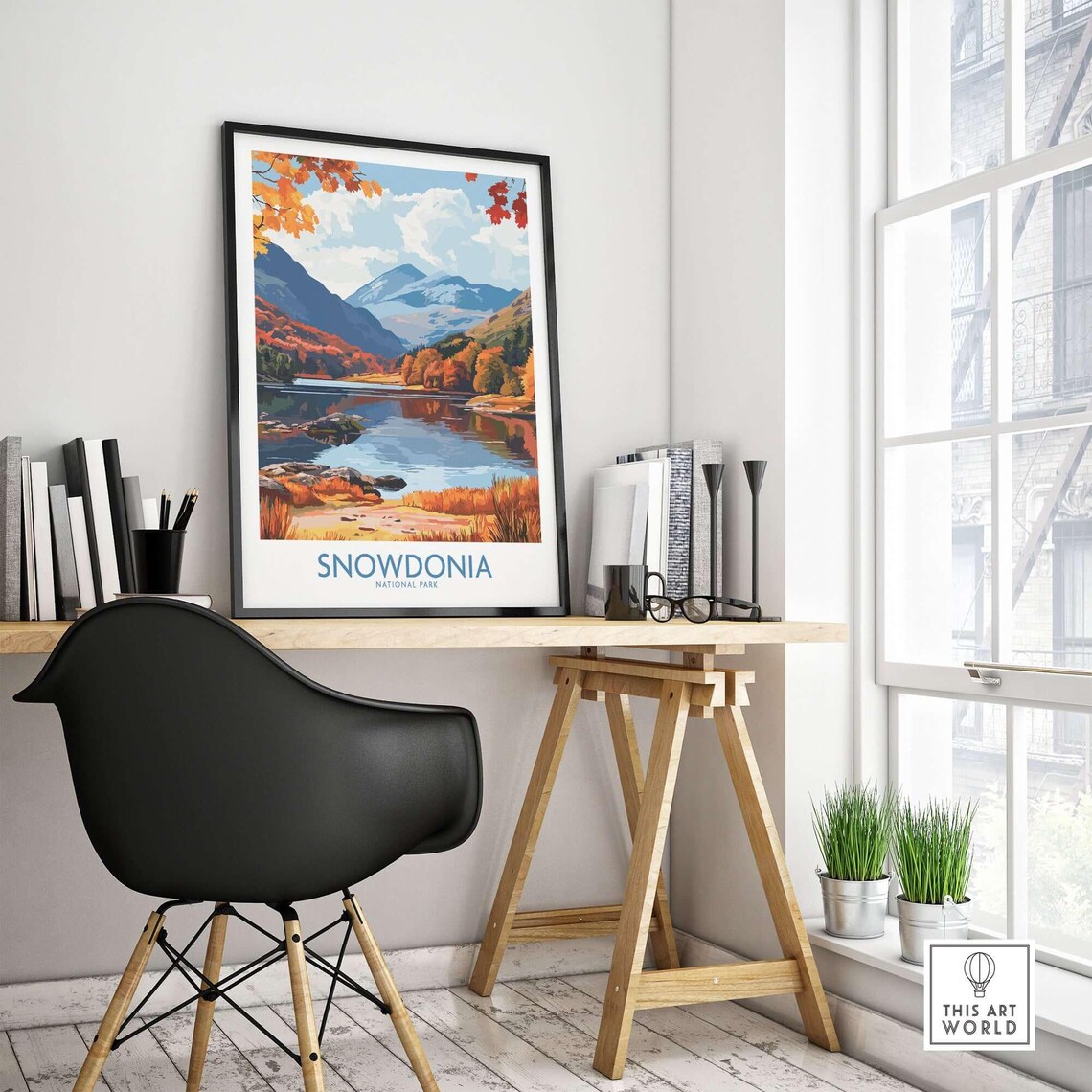 Snowdonia National Park - Vintage Travel Poster - Image 4