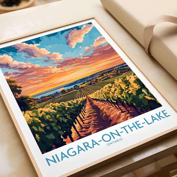 Niagara On The Lake Art Print, Vineyards