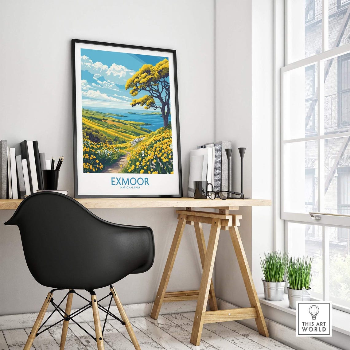 Exmoor National Park - Vintage Travel Poster - Image 4