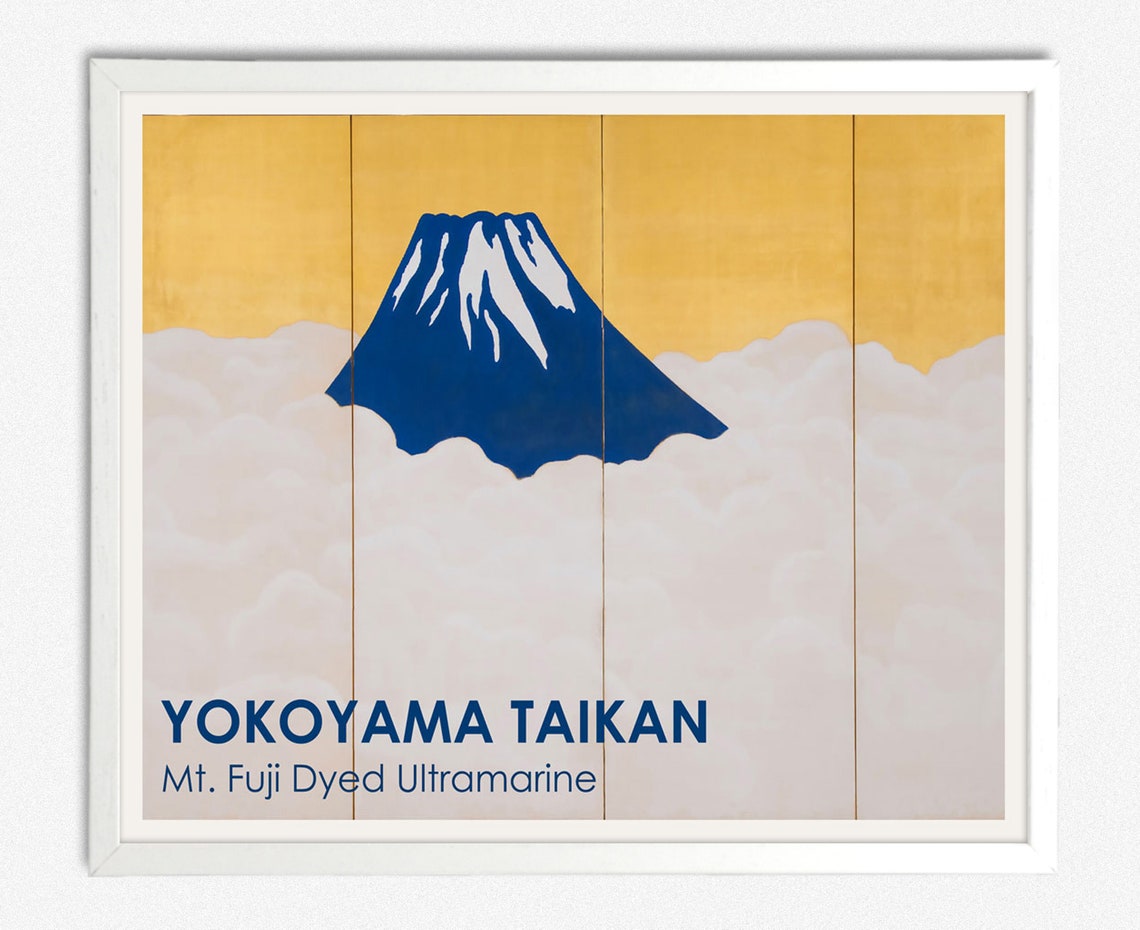 Mount Fuji Painting Modern Japanese Art Capture The Majestic Beauty Of Mount Fuji With This Modern Japanese Art Poster Japans National Park - Image 2